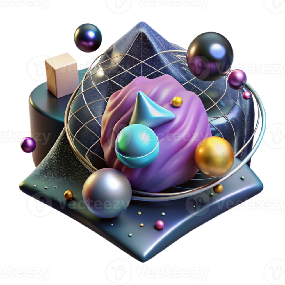 stunning contemporary Quantum Chromodynamics Diagram Transparent Background original png