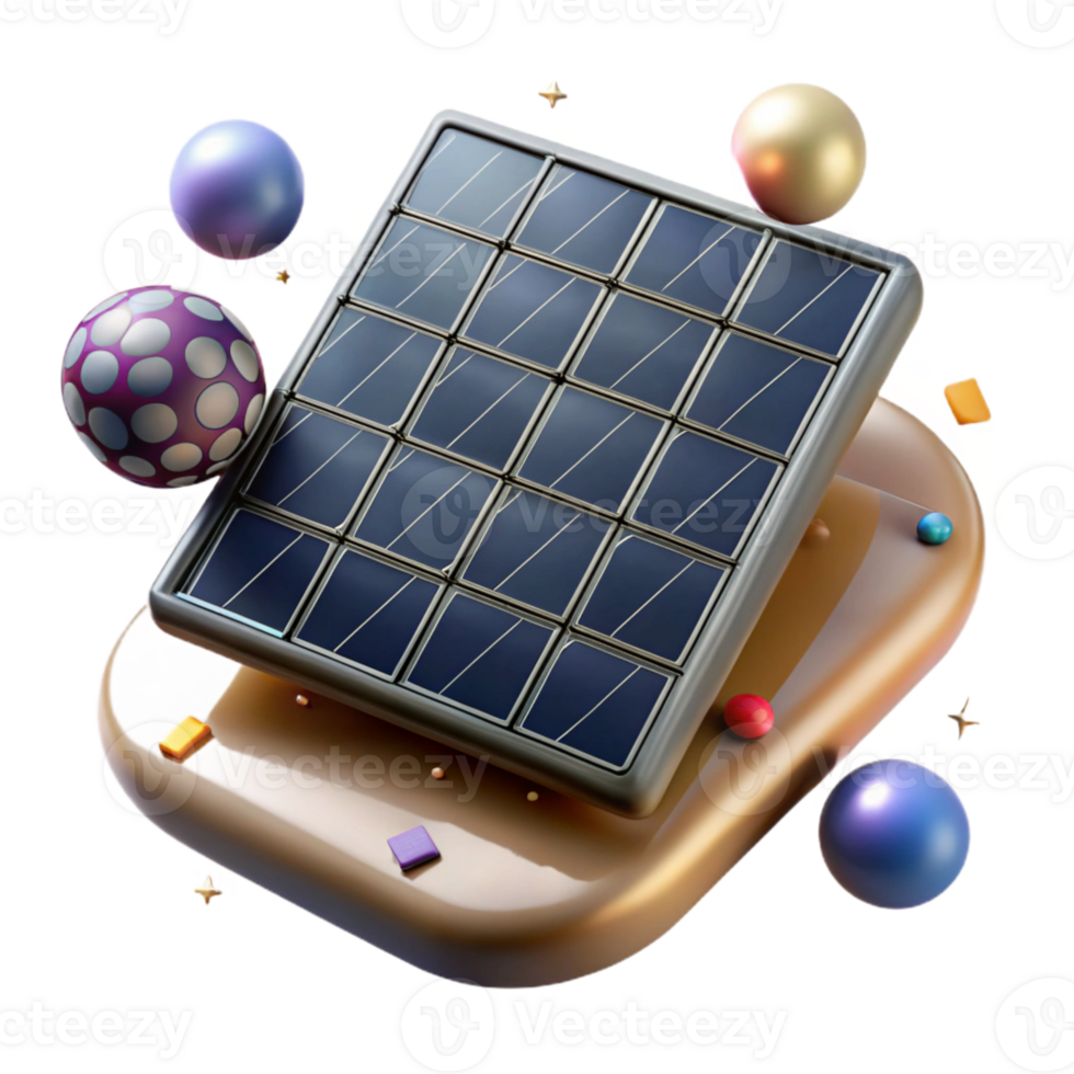 dramatic artistic Solar Panel Texture Close Up Transparent Background high resolution png