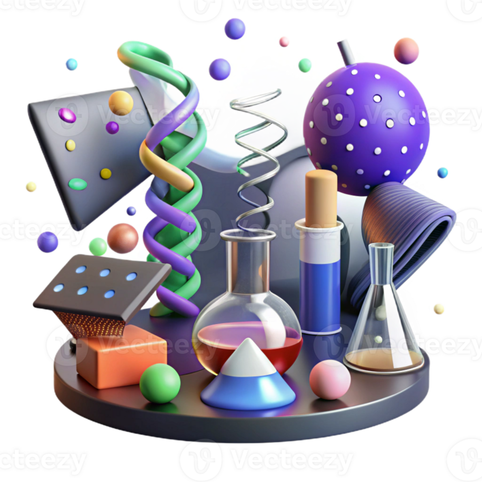 elegant minimalist Dna Extraction Kit Components Transparent Background original png