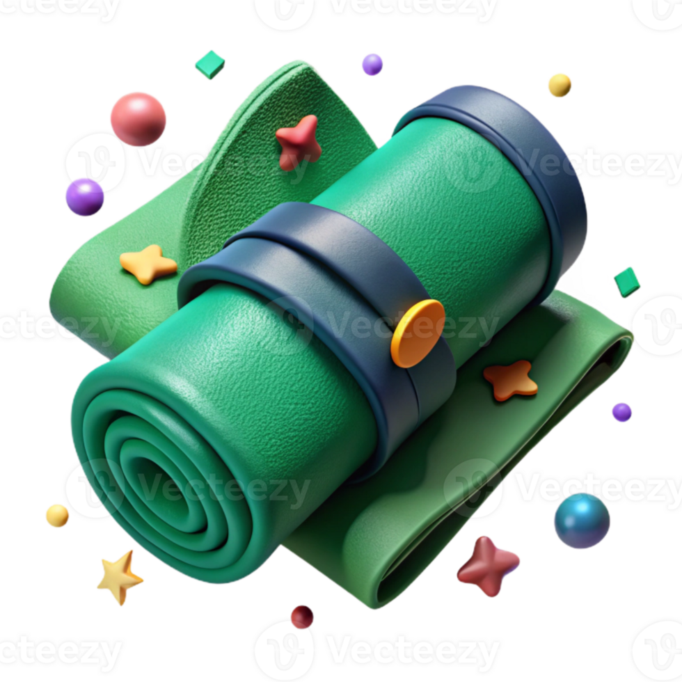 stunning classic Green Bandage Roll Isolated Element premium png