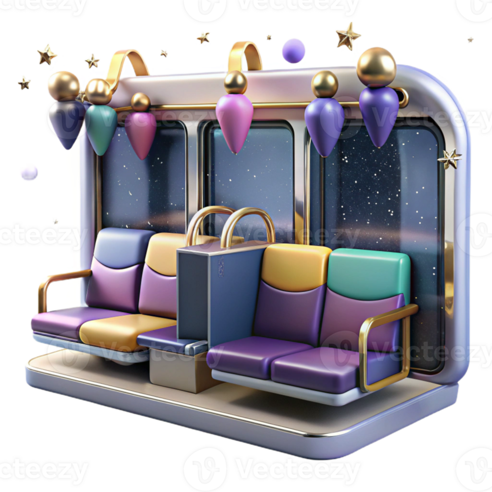 impressive vintage Train Interior Seating Isolated high resolution png