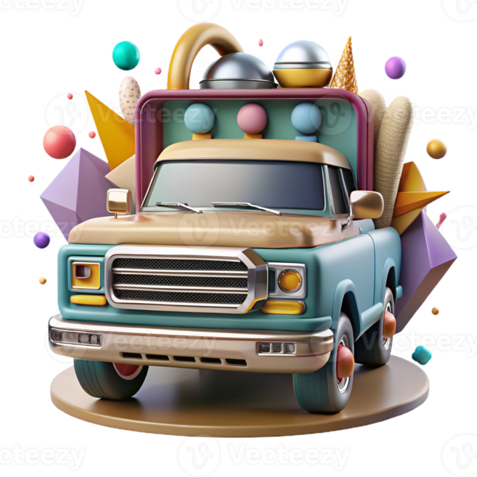wonderful minimalist Truck Grill Detail Transparent Background Cutout png