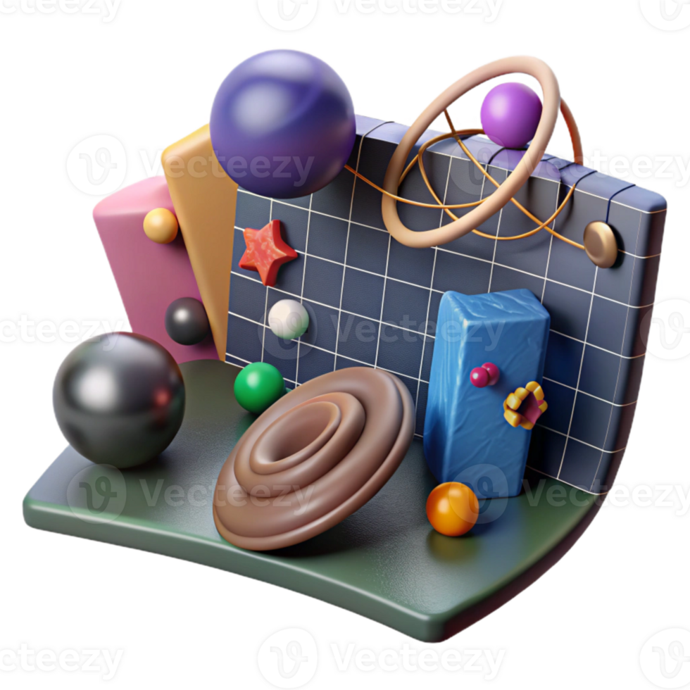 serene classic Quantum Field Theory Diagram Cutout detailed png