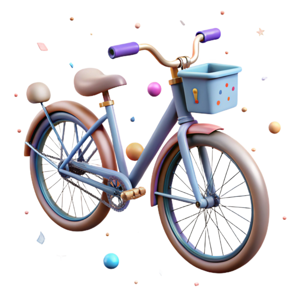 extraordinary creative Bicycle with Two Wheels Isolated genuine png