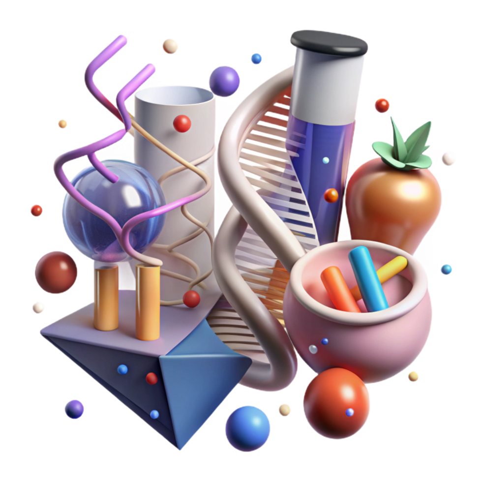 magnificent abstract Dna Extraction Process Illustration Transparent premium png