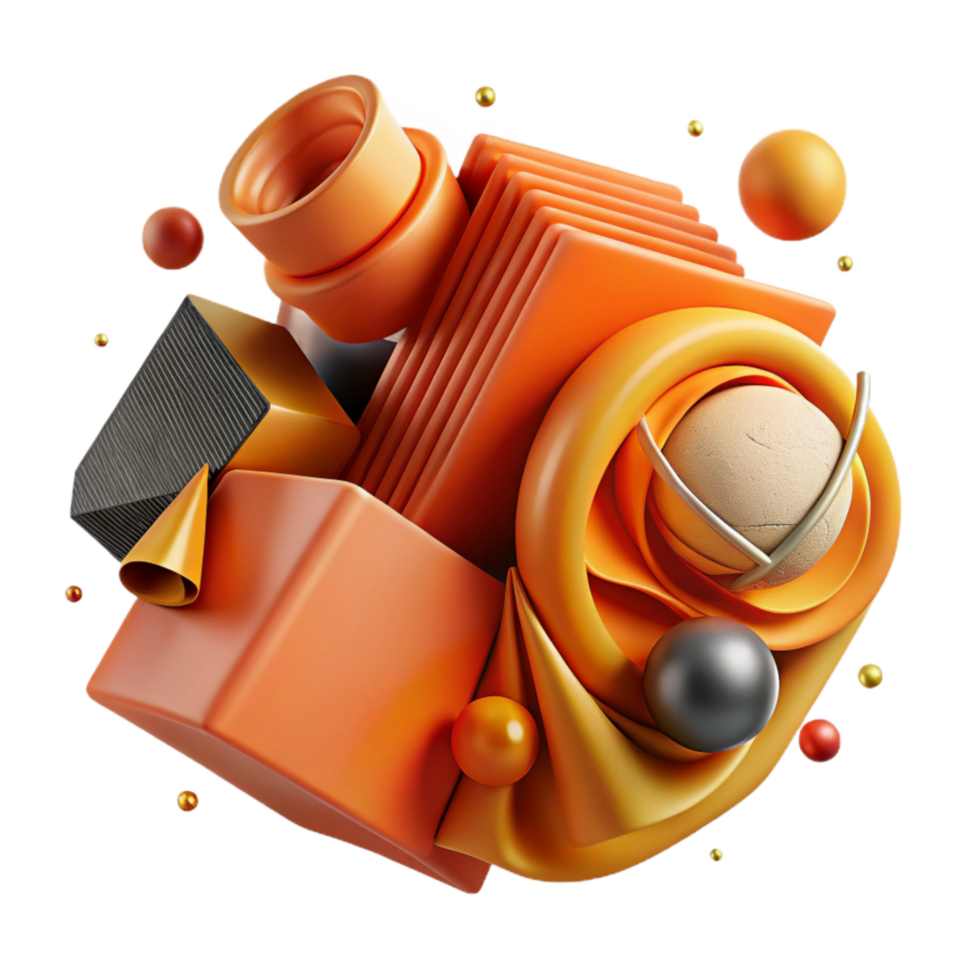 extraordinary rustic Abstract Technological Background with Orange Hues png