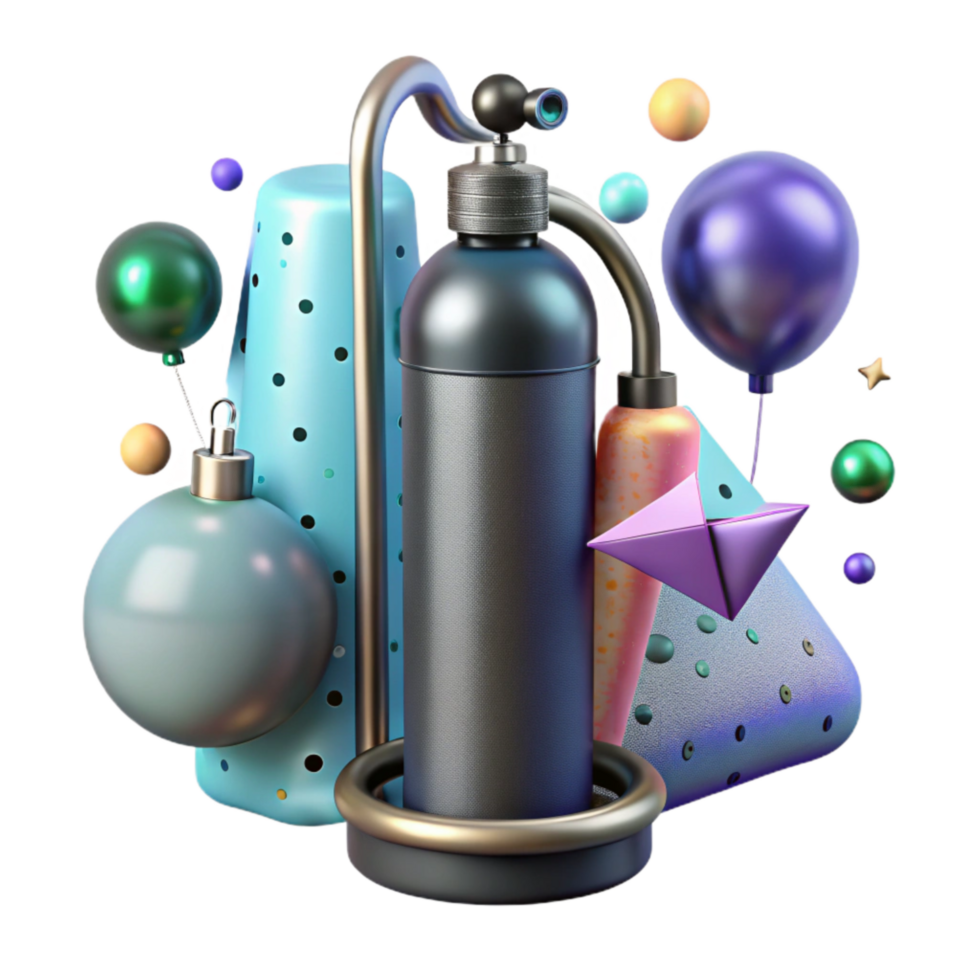 wonderful vintage Oxygen Tank Cutout Transparent Background authentic png