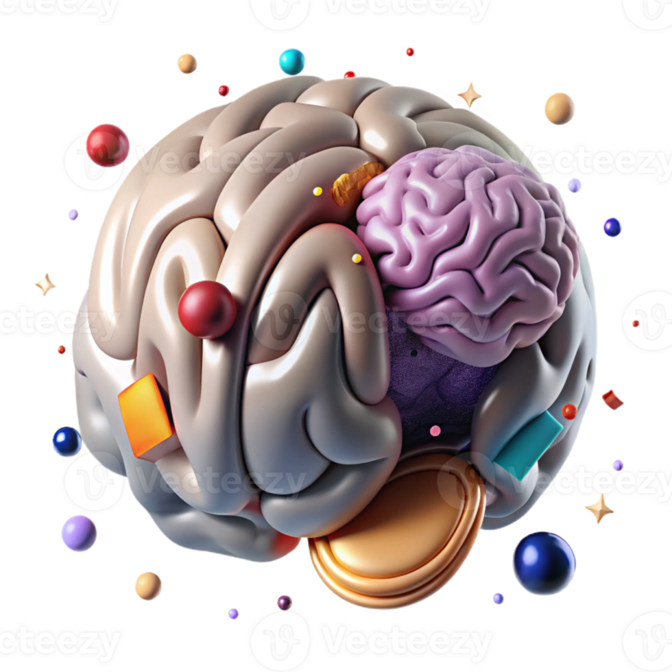 dramatic classic Mri Scan Brain Cross Section View Transparent Background high resolution png