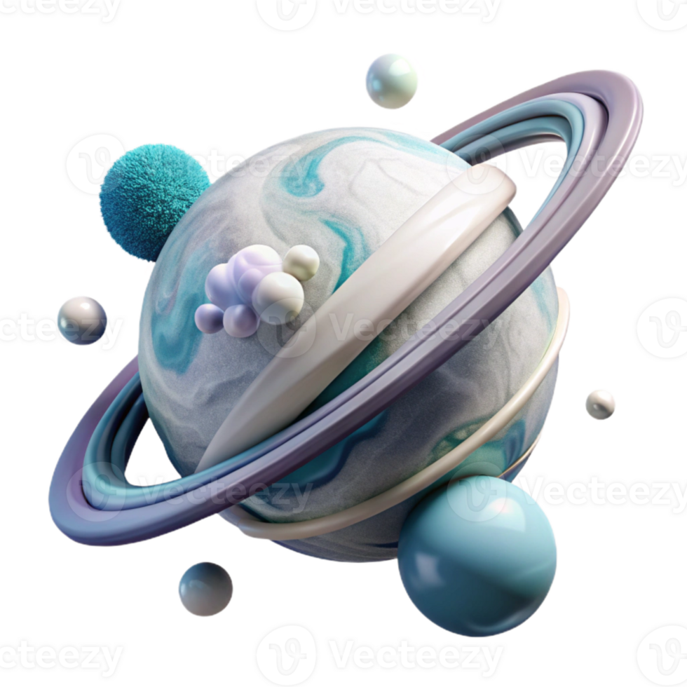 magnificent vintage Planet Rings Thin Icy White Transparent Background authentic png