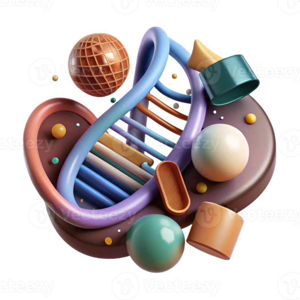 magnificent classic Dna Transcription Process Illustration Transparent Background authentic png