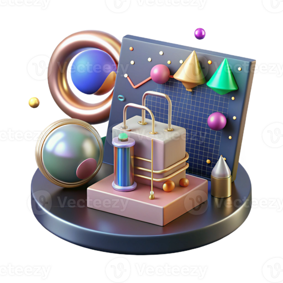 magnificent abstract Quantum Measurement Device Diagram Transparent Element exclusive png