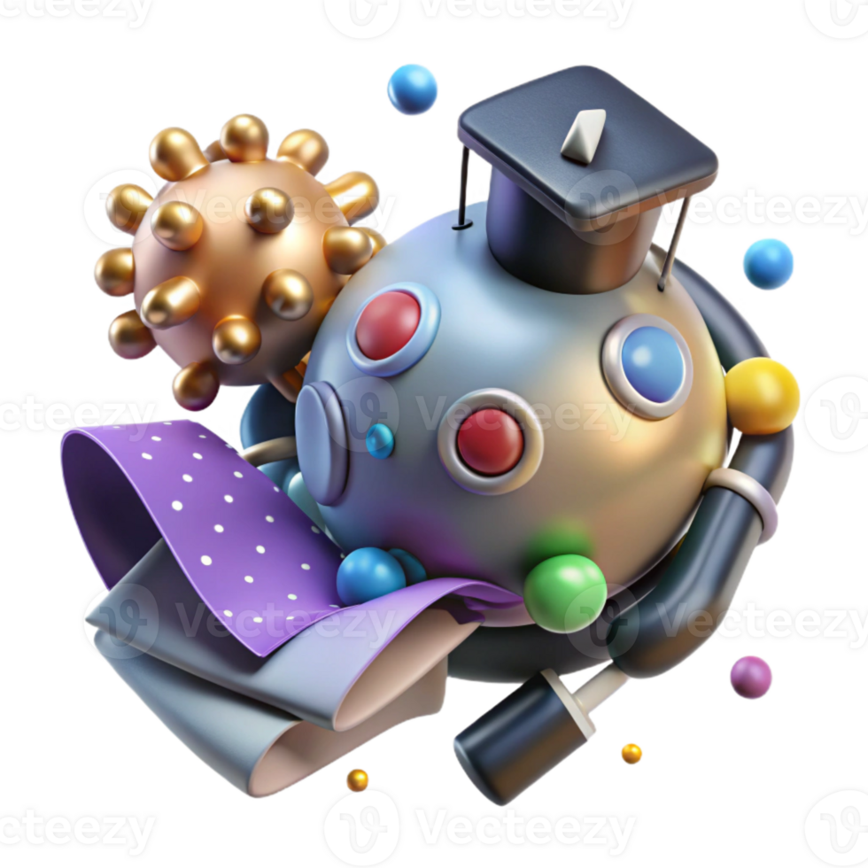 extraordinary modern Nanobot Gripper Holding Nanoparticle Cutout professional png