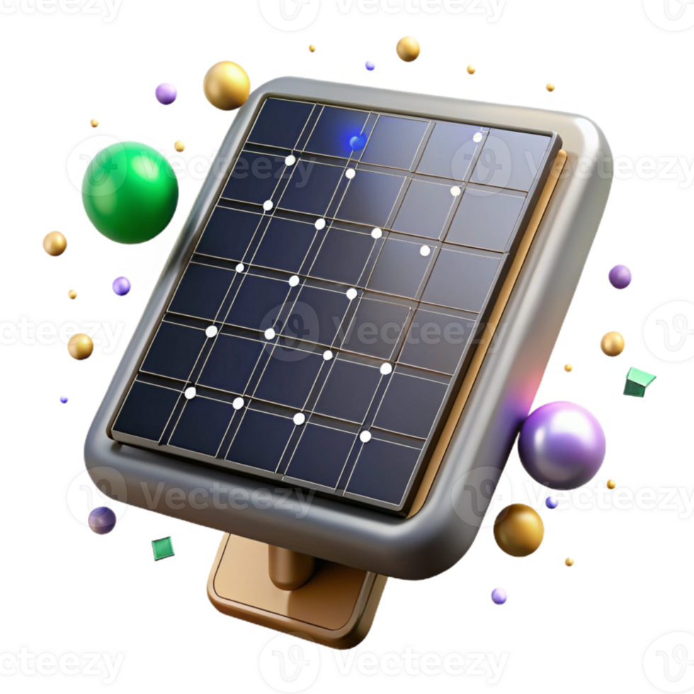 extraordinary traditional Solar Panel with Glare Effect Transparent Background original png