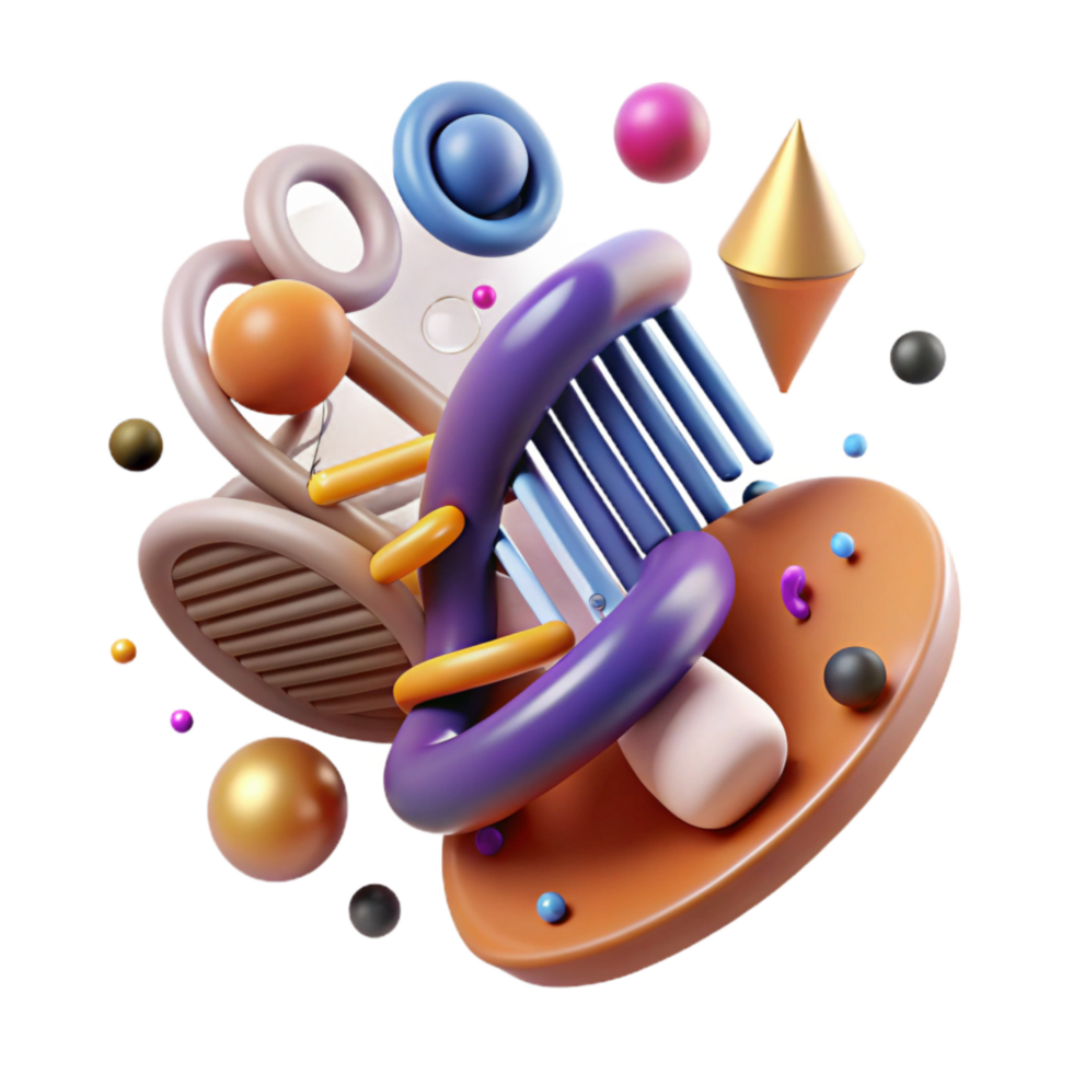 elegant vintage Gene Therapy Concept Illustration Transparent Background original png