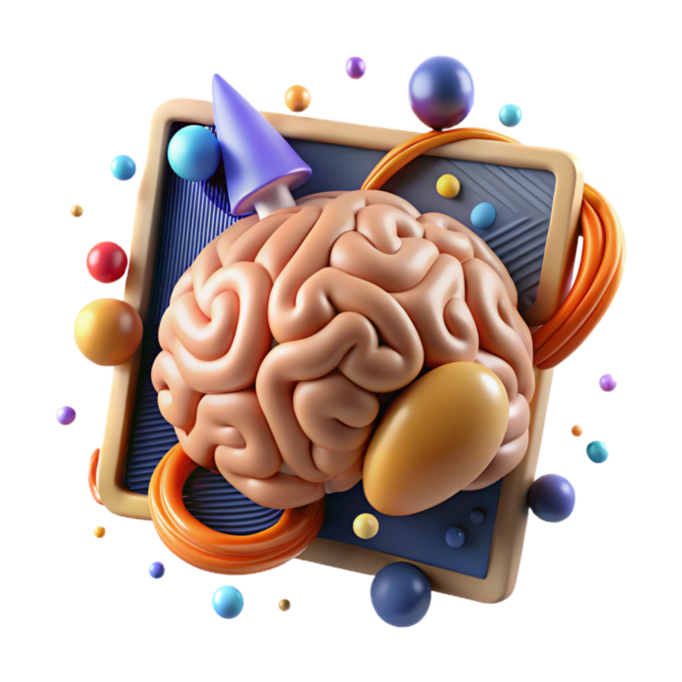 extraordinary modern Rotating Brain Animation Frame Cutout png