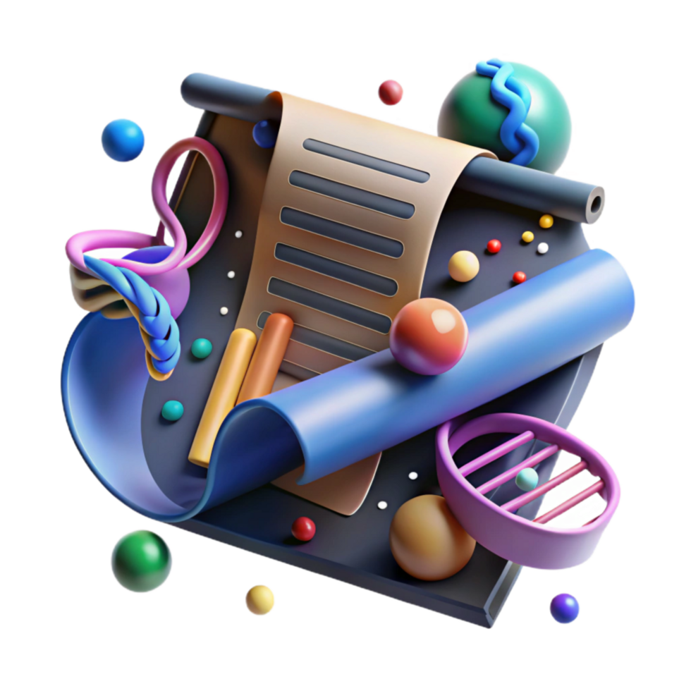 extraordinary traditional Genetic Code Decoding Process Colorful Isolated genuine png
