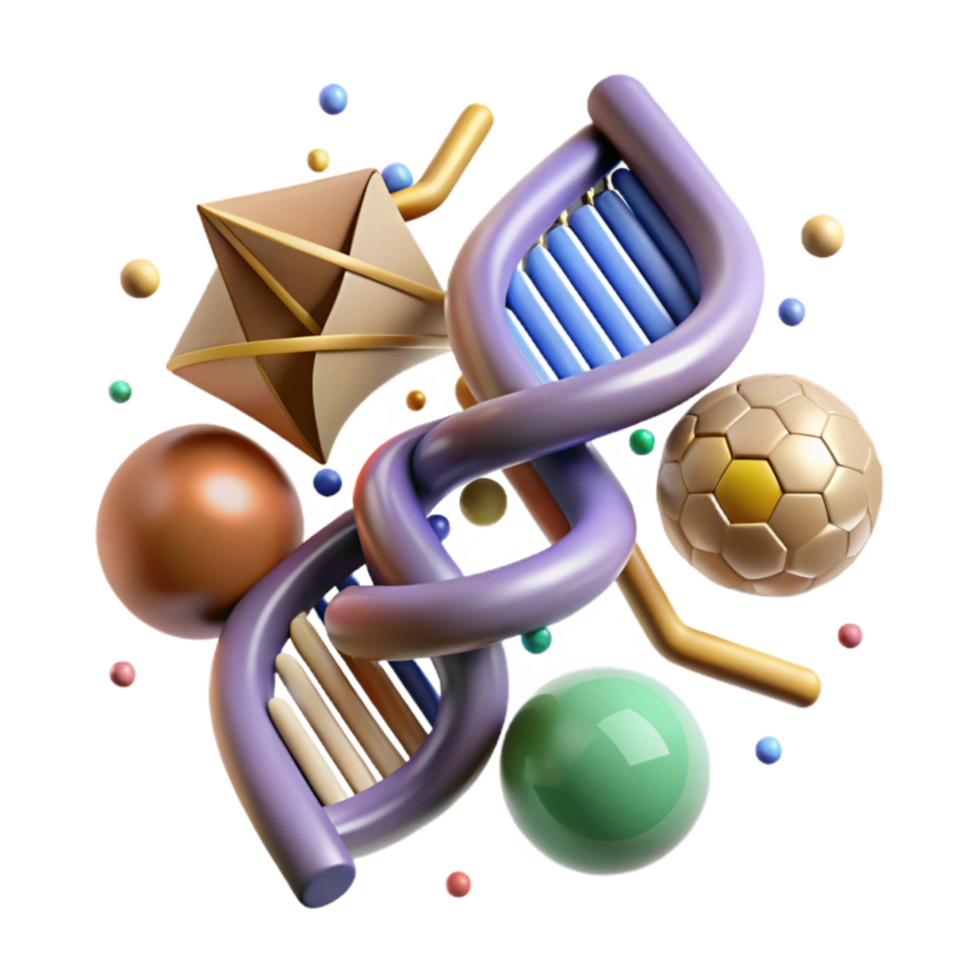 dramatic artistic Genome Research Lab Scene Isolated high resolution png