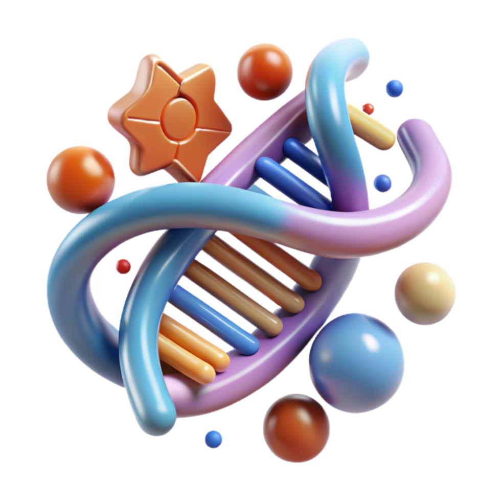 beautiful modern Human Genome Project Logo Style Transparent high resolution png