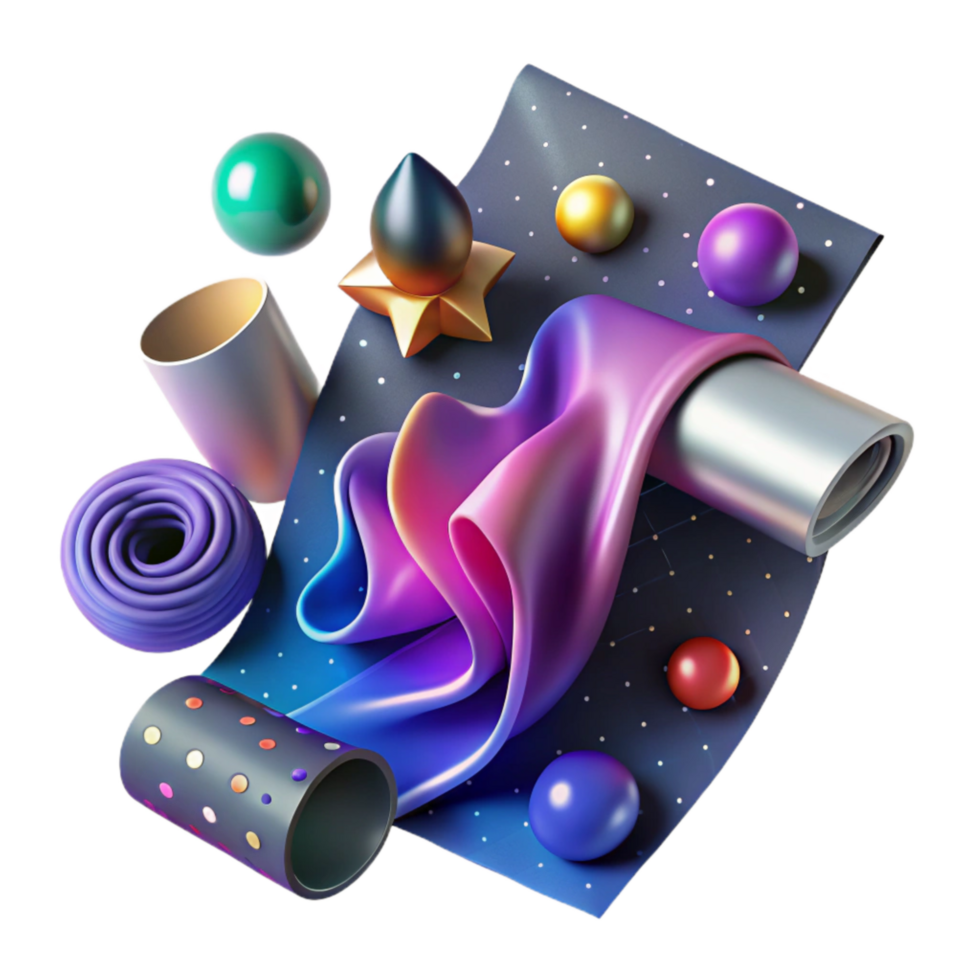 dramatic traditional Quantum Physics Background Gradient Design Cutout genuine png