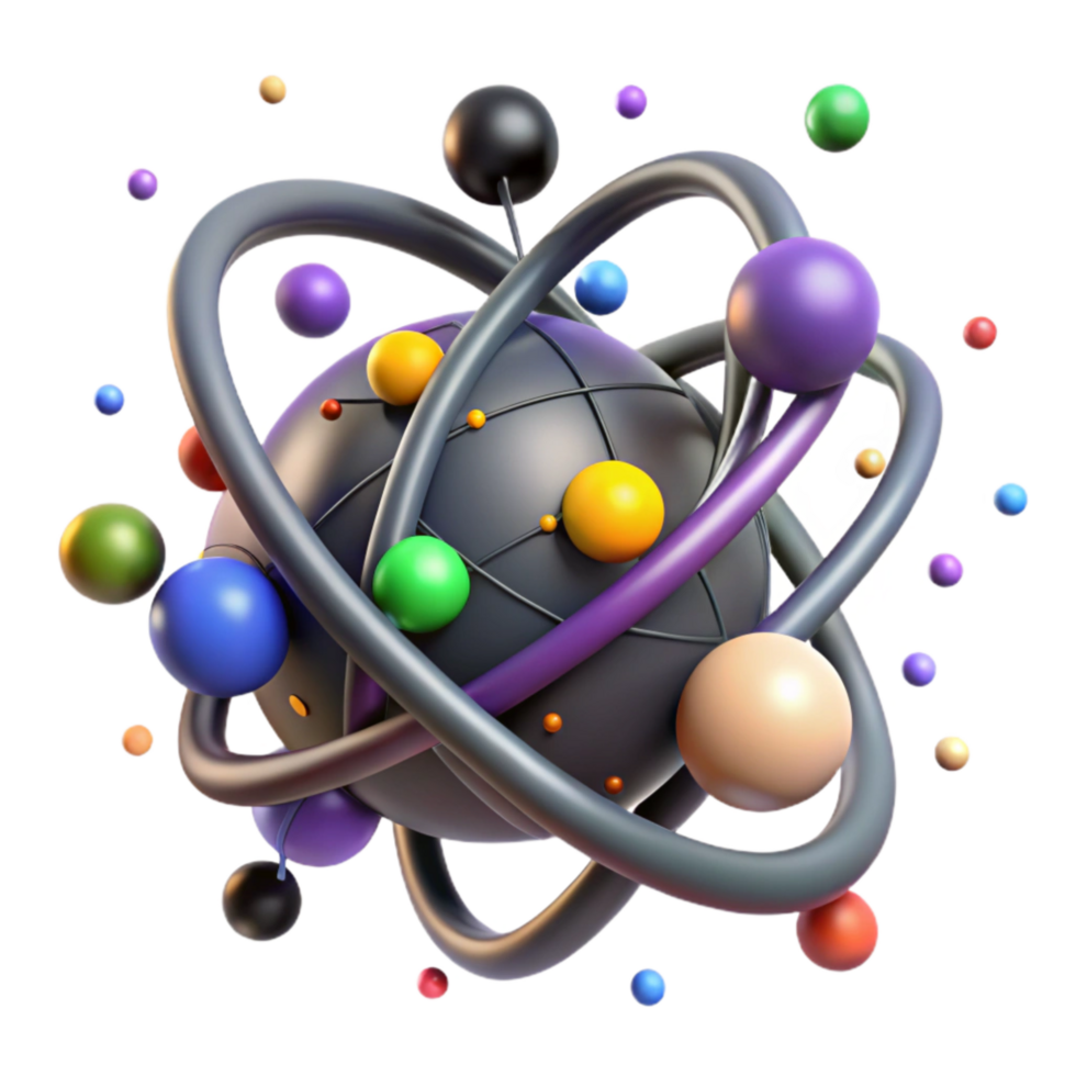 serene minimalist Subatomic Particle Tracks Transparent Background premium png