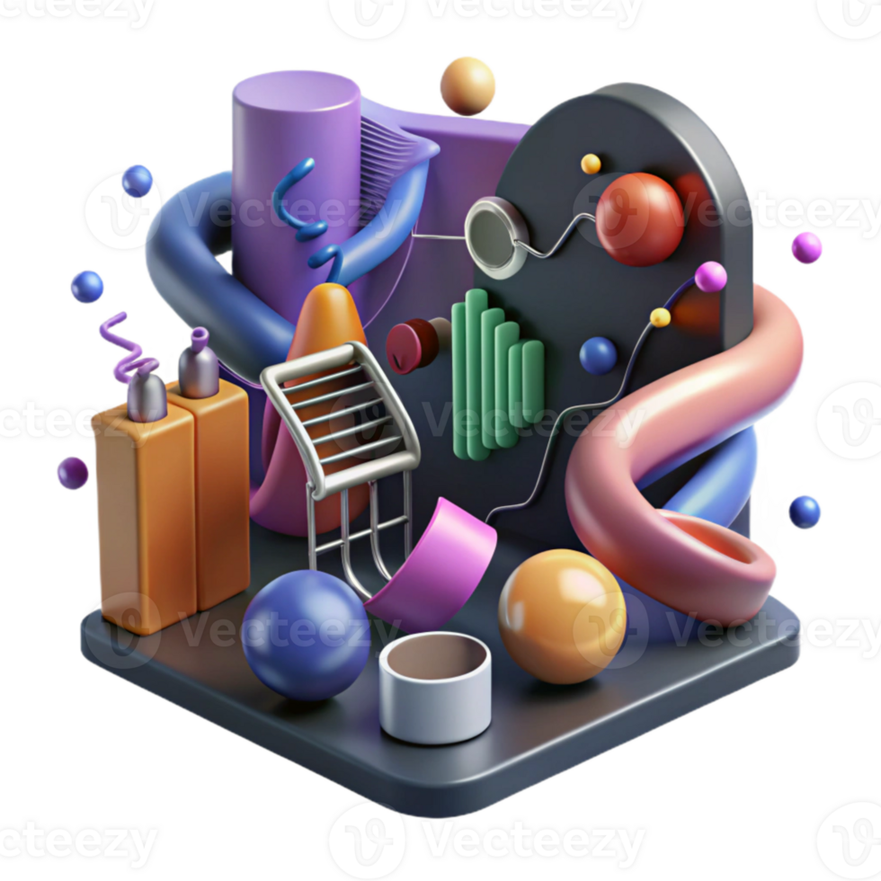 magnificent vintage Genetic Testing Process Diagram Isolated exclusive png