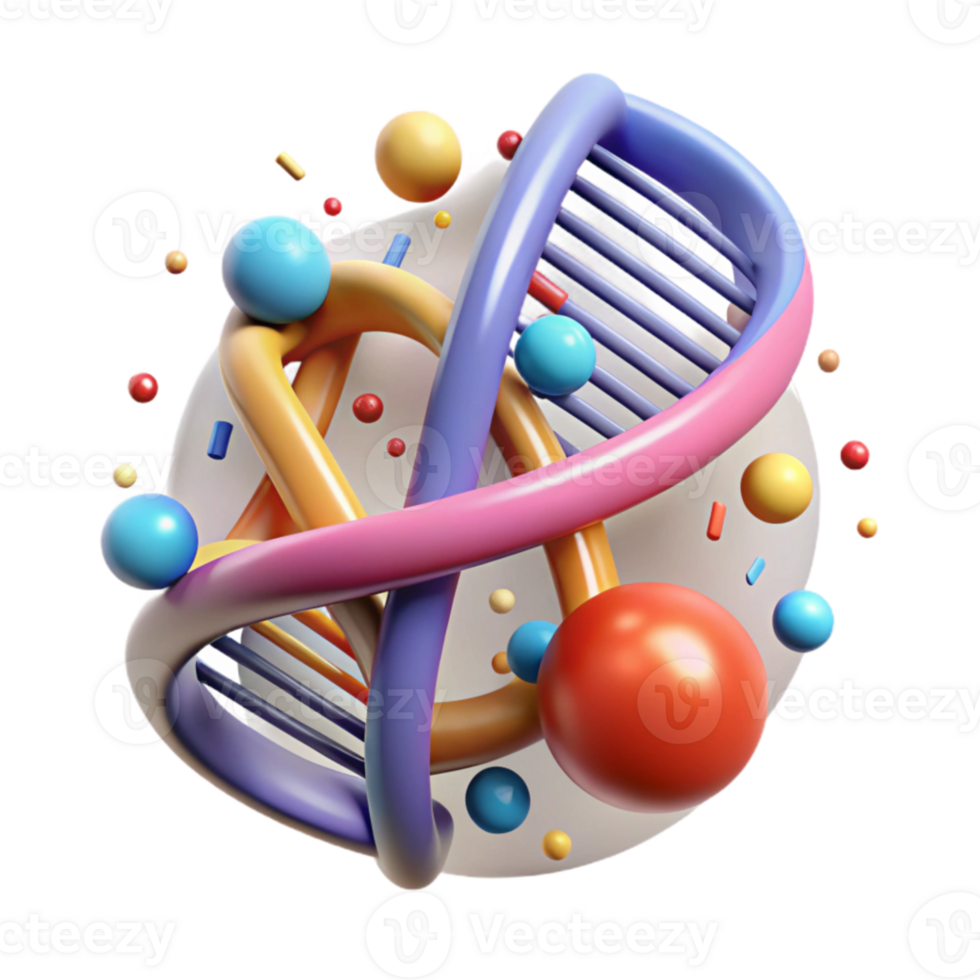 extraordinary minimalist Dna Molecule Rotating Animation Cutout png