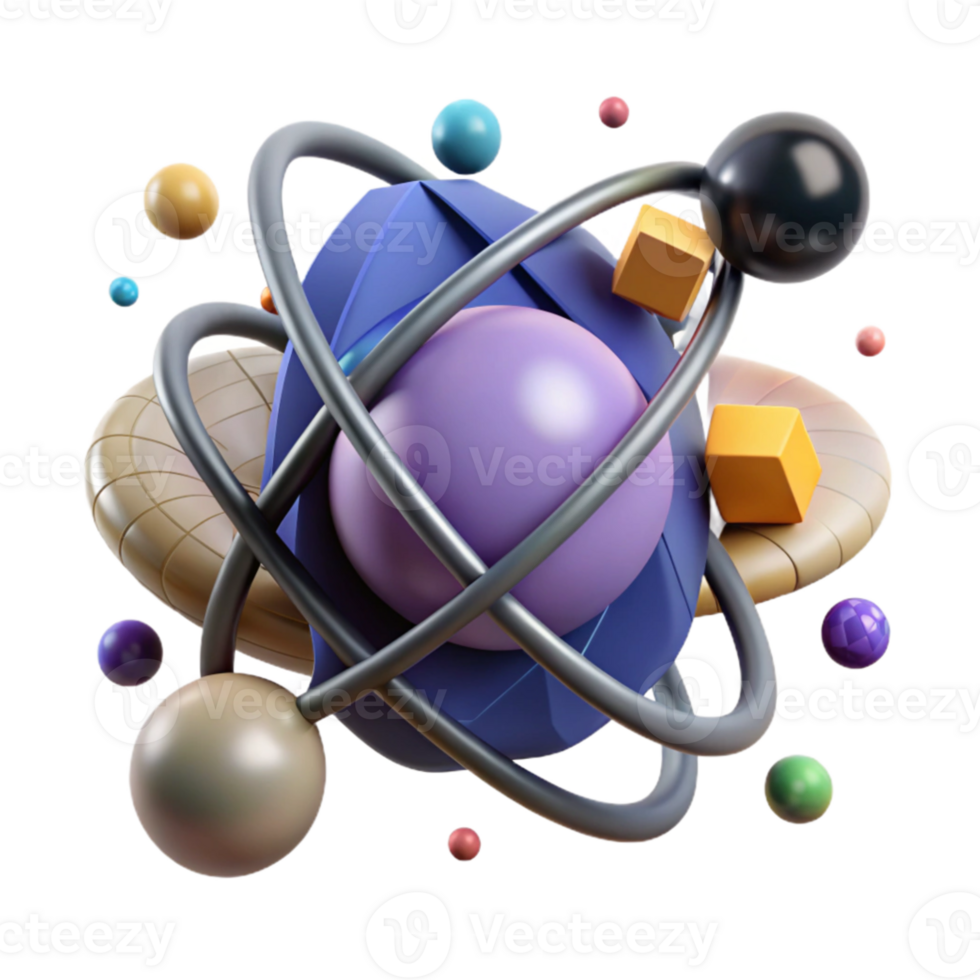 elegant traditional Quantum Entanglement Diagram Isolated Element authentic png