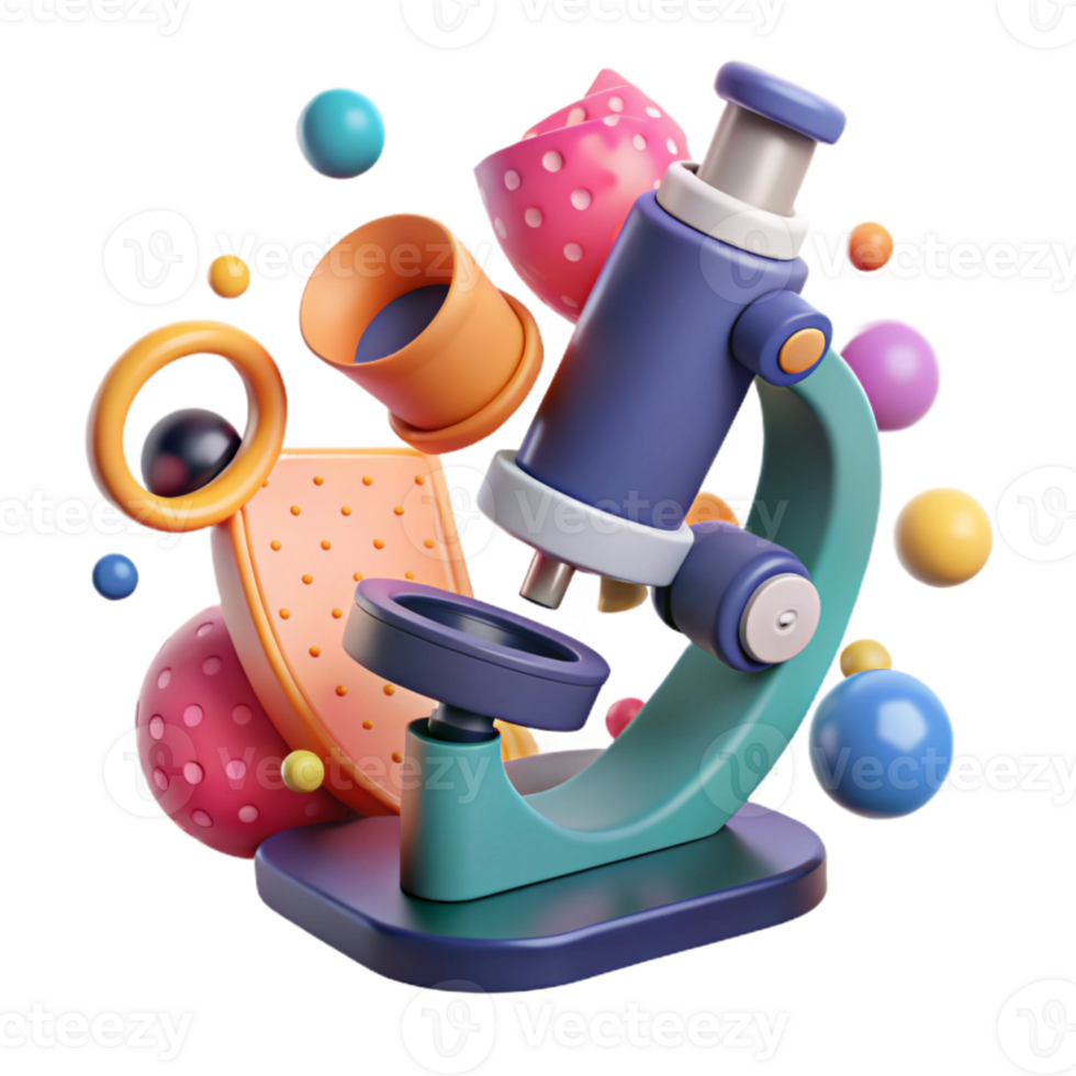 magnificent rustic Microscope Lens Viewing Nanostructures Cutout detailed png