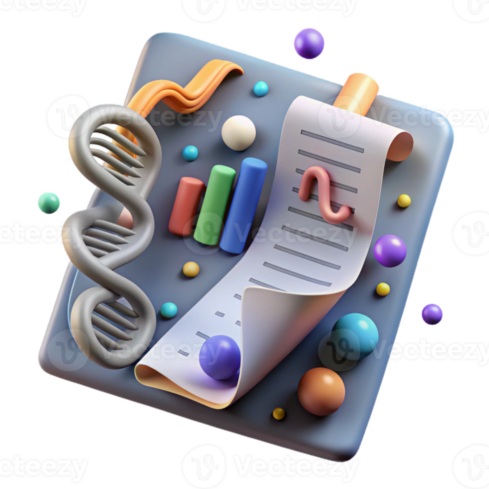 serene creative Genome Mapping Techniques Chart Transparent Background exclusive png