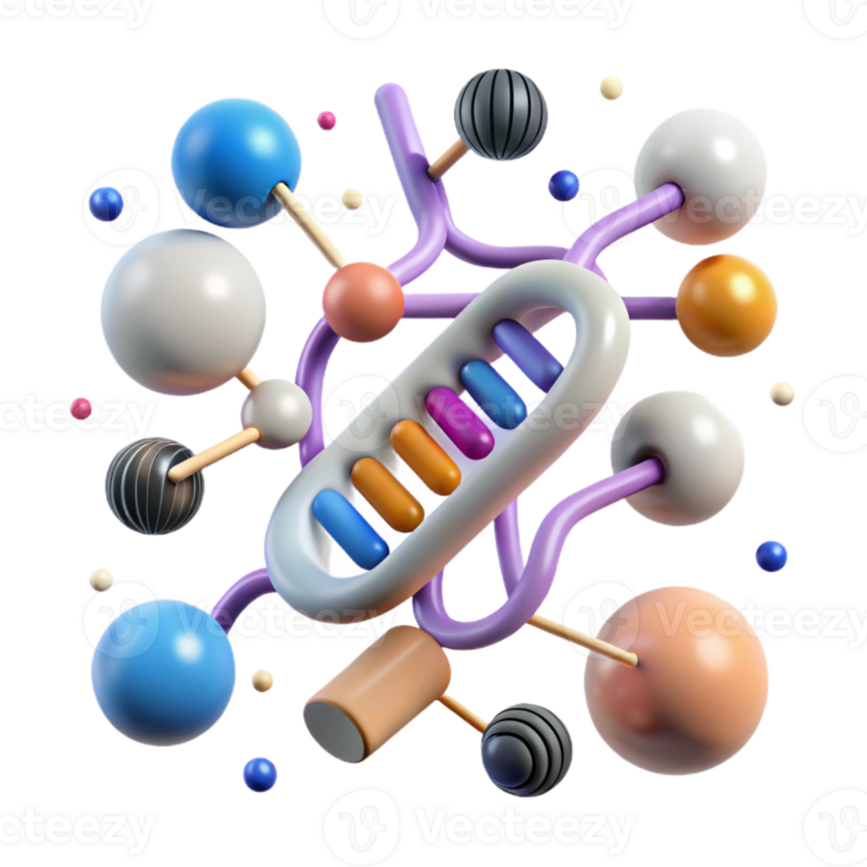 extraordinary artistic Gene Regulation Network Diagram Transparent Cutout premium png