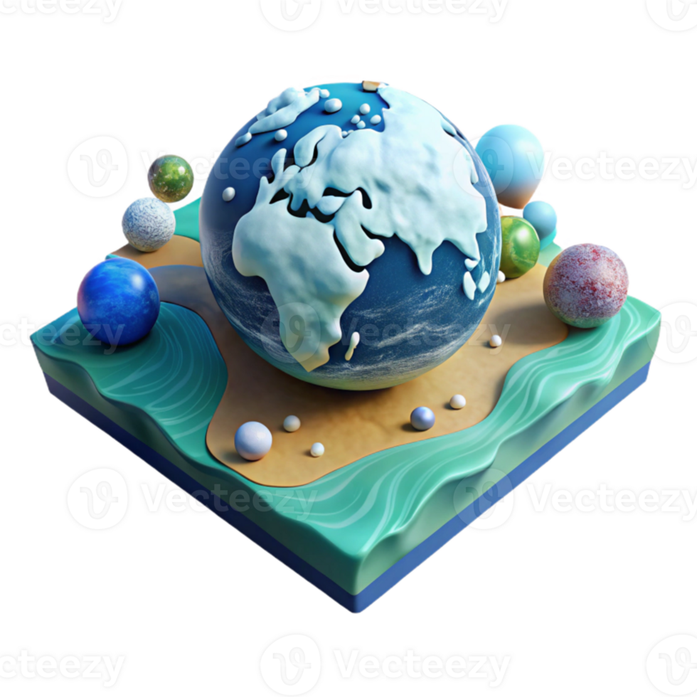 extraordinary modern Ocean Salinity Map Global View Isolated with Concentration Levels original png
