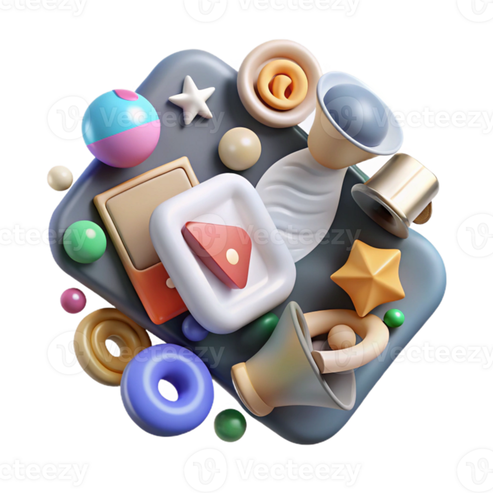 wonderful creative Social Media Strategy Development Icon Transparent high quality png