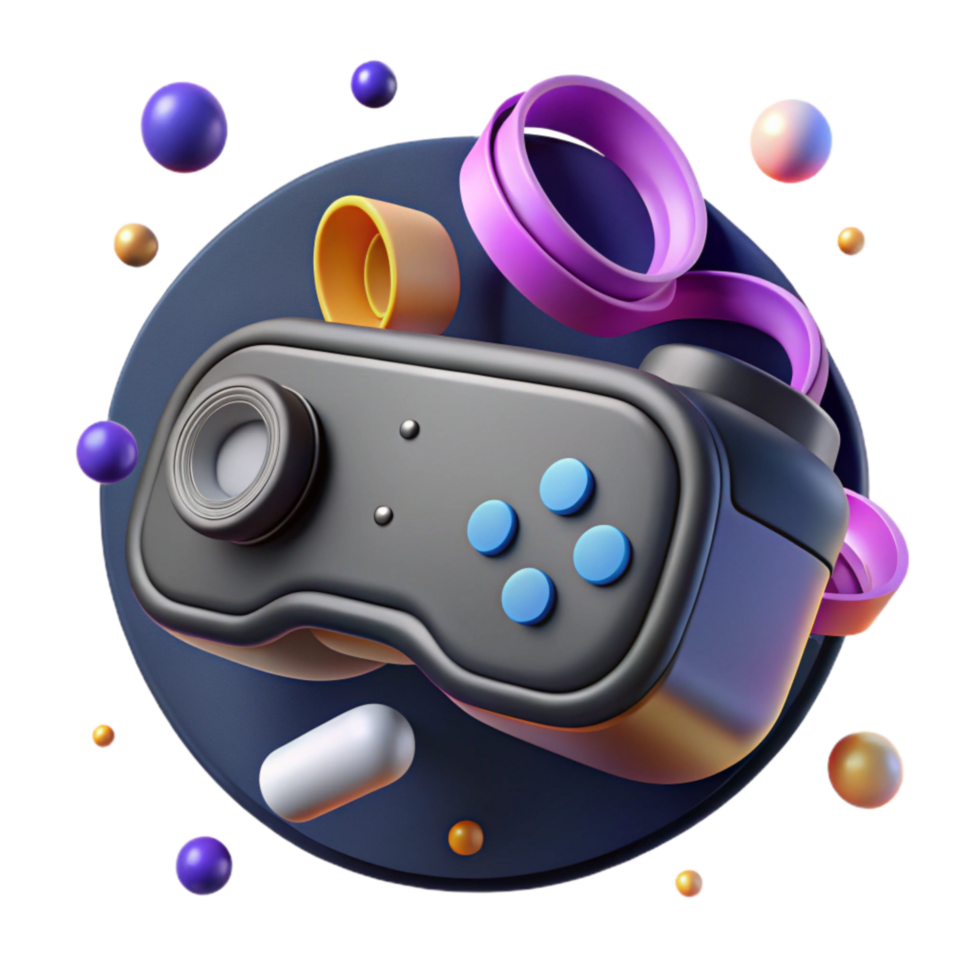 elegant classic Vr Controller with Wireless Charging Convenient Power Isolated Element original png