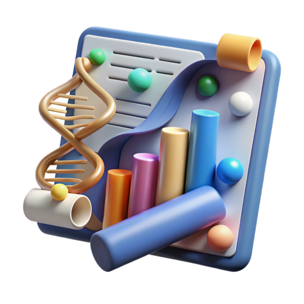 elegant abstract Human Genome Evolution Chart Transparent Background detailed png