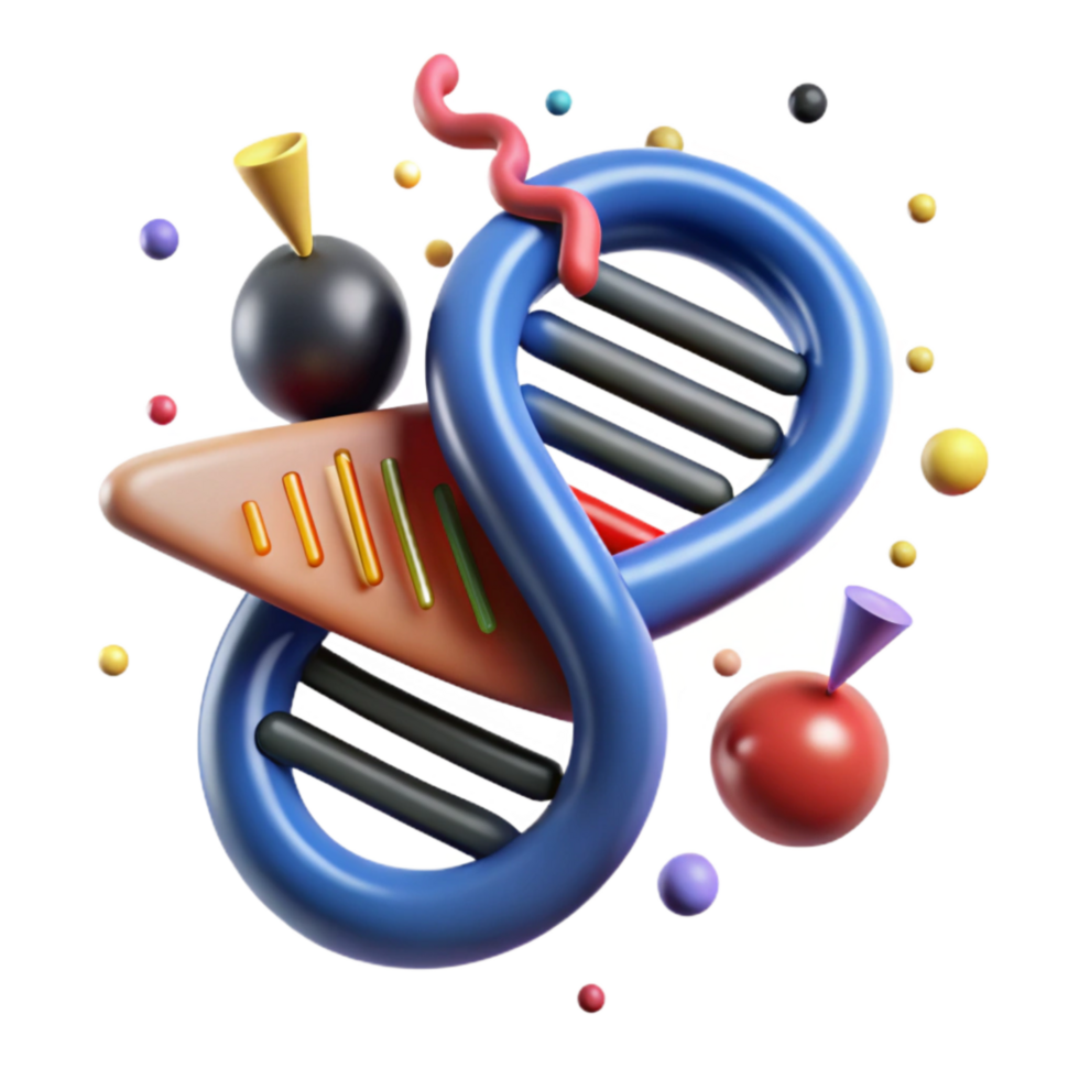 elegant traditional Gene Editing Tool Crispr Illustration Cutout Element high quality png