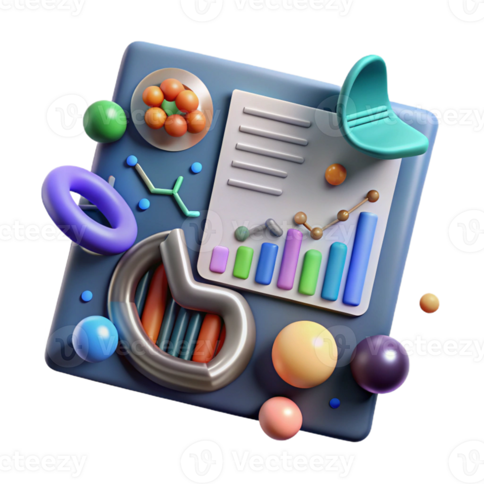 vibrant rustic Genome Sequencing Cost Analysis Transparent Background original png