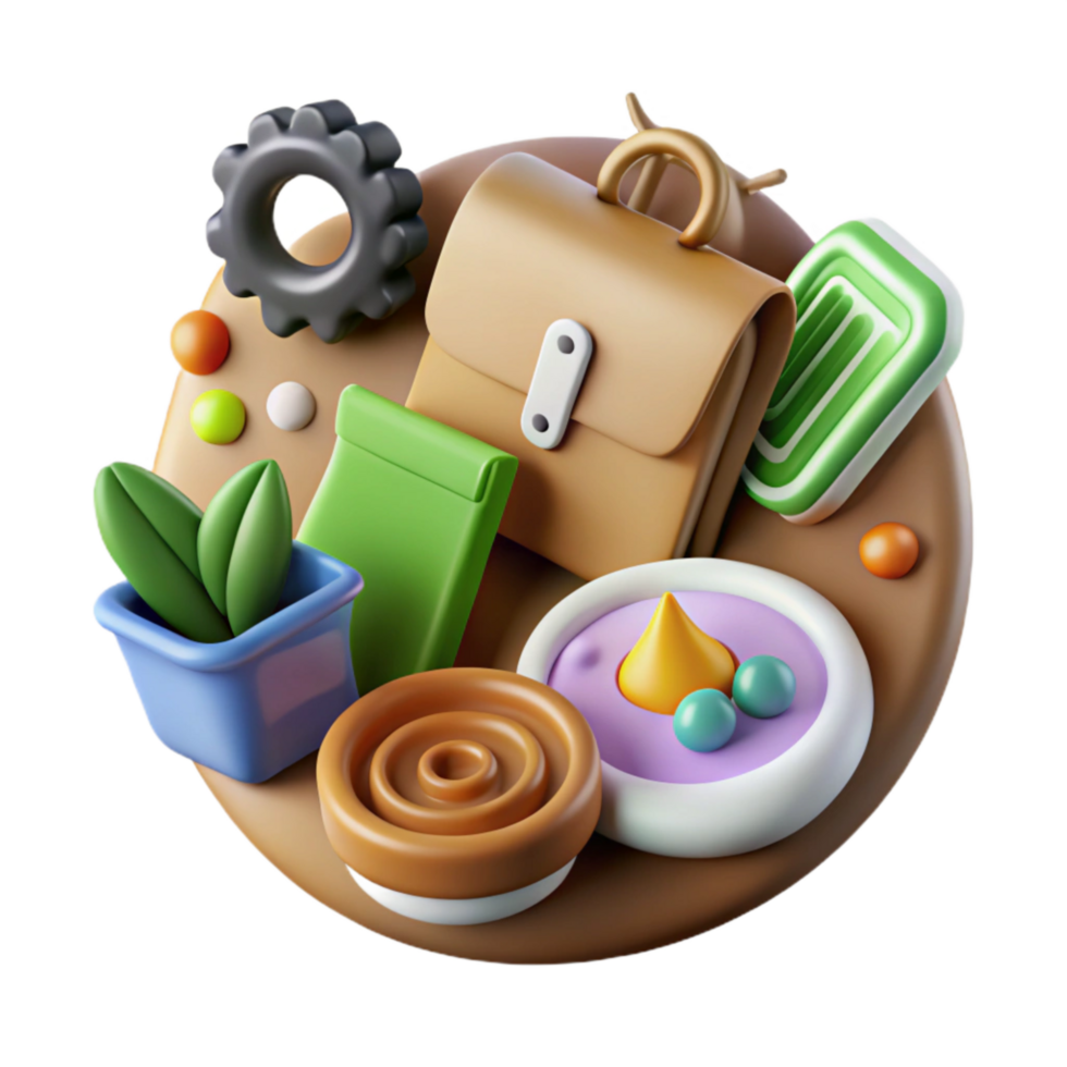 wonderful artistic Sustainable Farming Practices Icons White Background Transparent genuine png