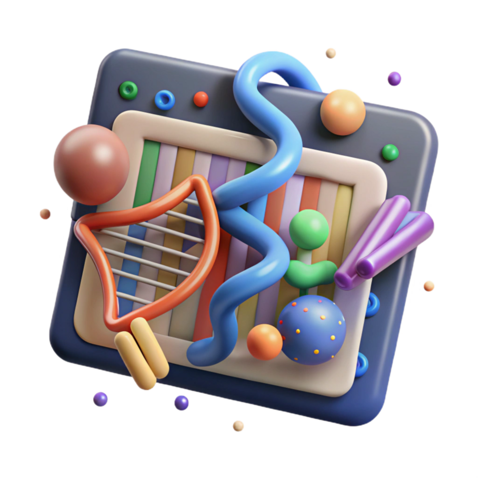 stunning minimalist Genome Browser Screenshot Isolated Element professional png