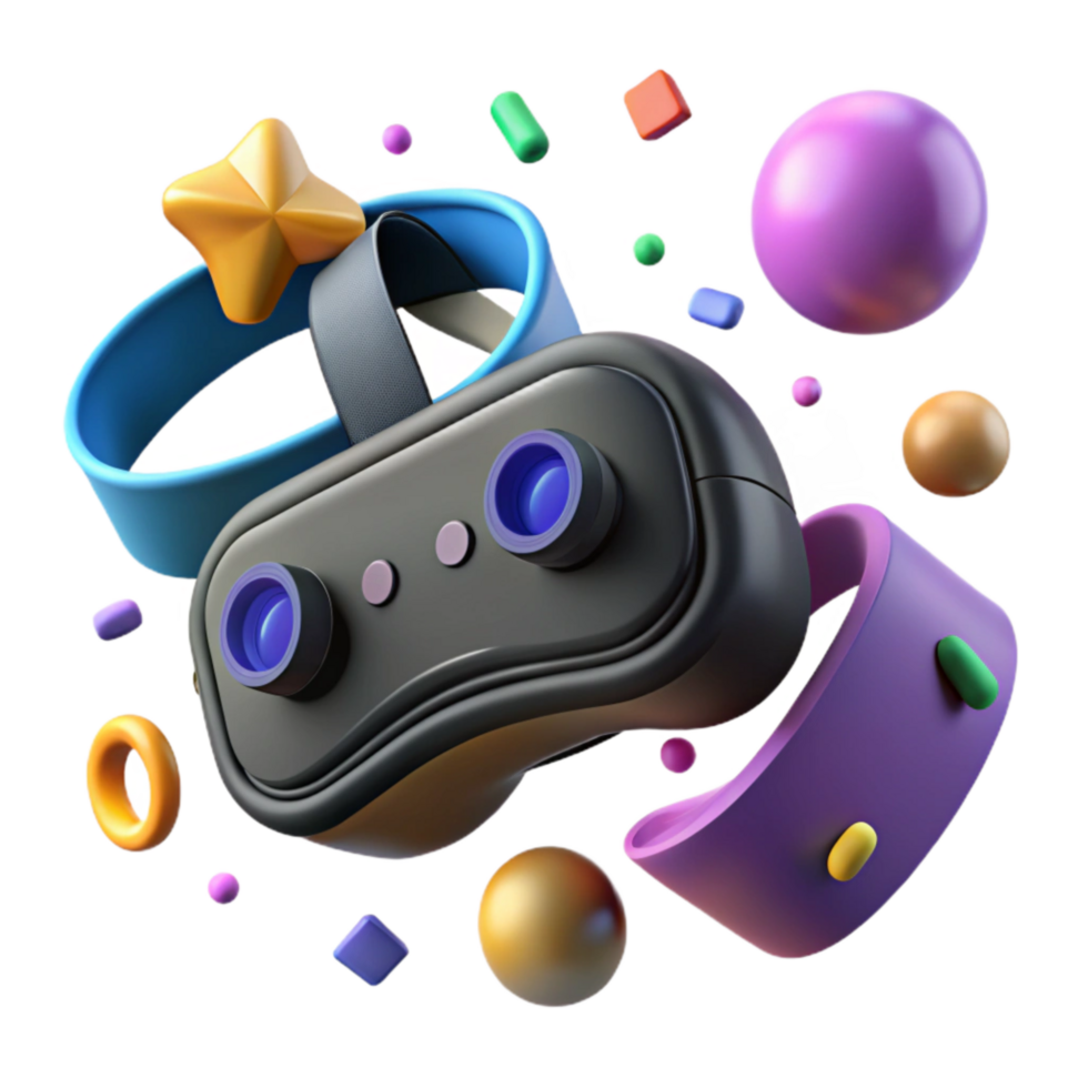 beautiful traditional Vr Controller with Motion Sensors Precise Tracking Isolated Element genuine png