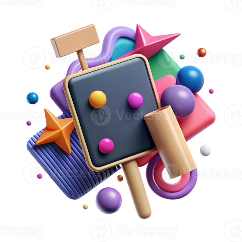 impressive contemporary Colorful Protest Sign Cutout with Bold Text png