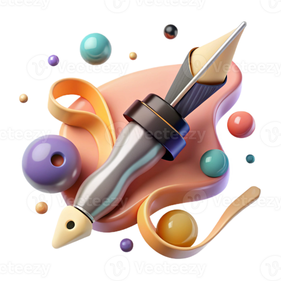 stunning contemporary Abstract Writing Symbol Pen Design Transparent Background png