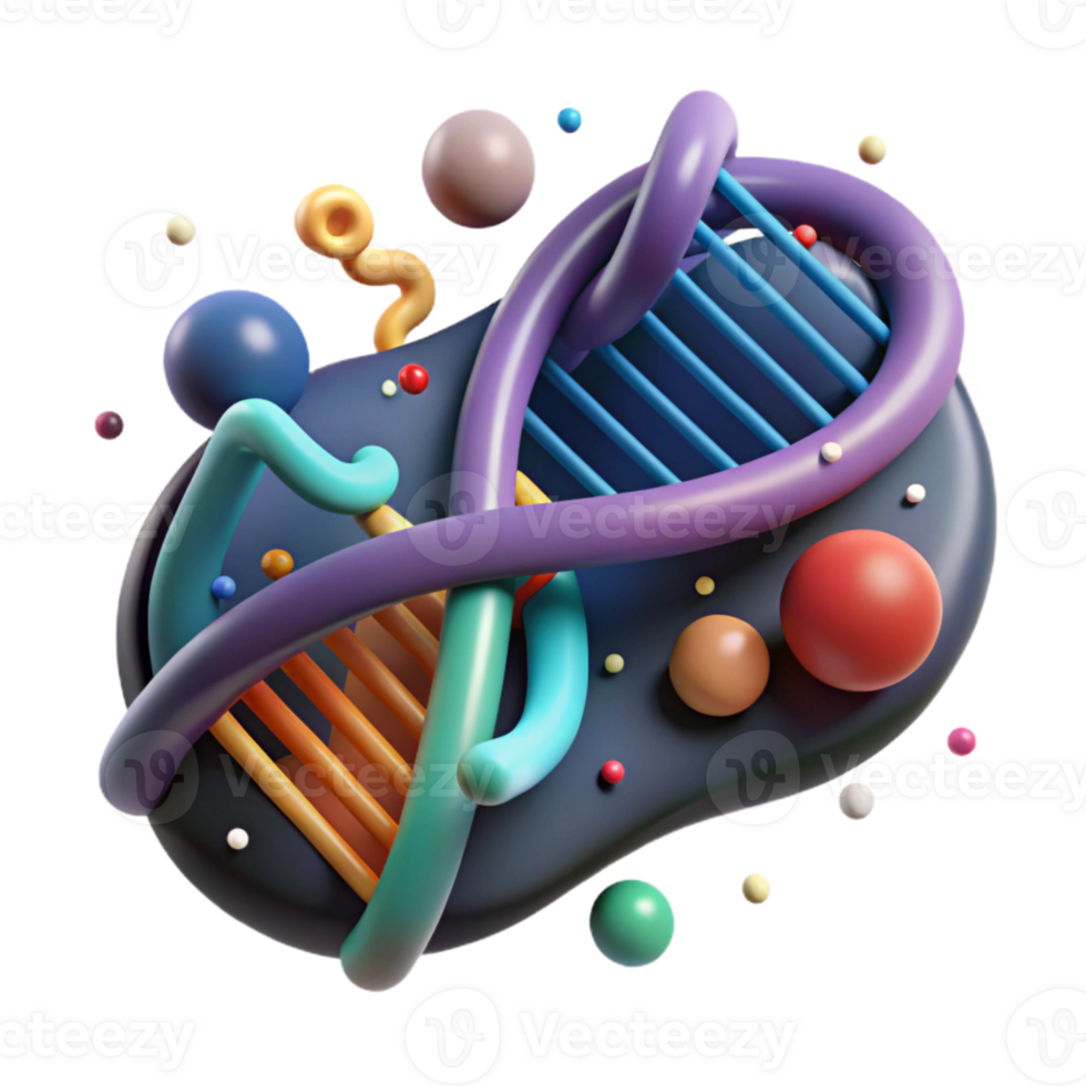 elegant classic Human Gene Expression Regulation Diagram Isolated detailed png