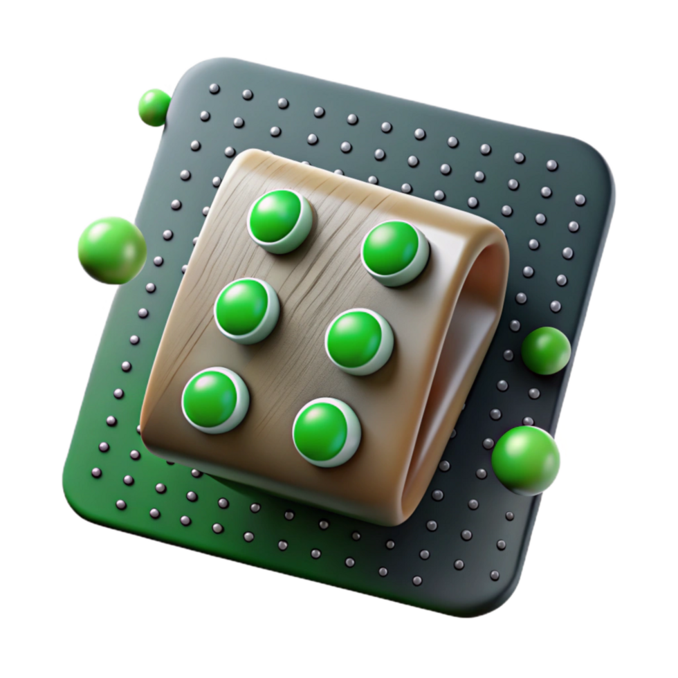 impressive artistic Binary Code Matrix with Green Highlights Cutout high resolution png