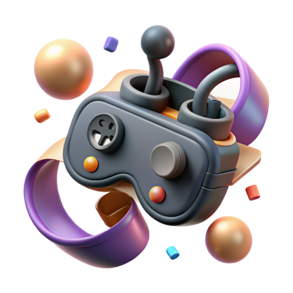 vibrant creative Vr Controller with Haptic Vibration Feedback Enhanced Realism Cutout high resolution png