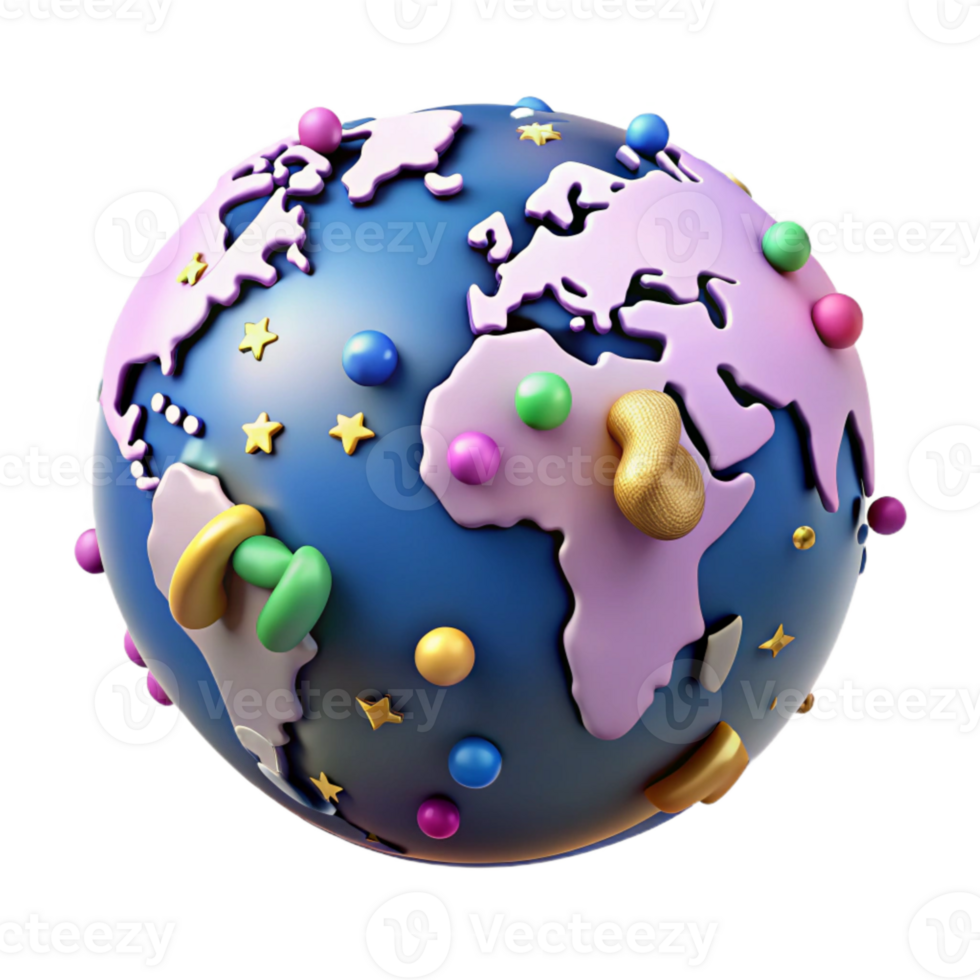 extraordinary creative World Map with Country Borders Highlighted Transparent exclusive png
