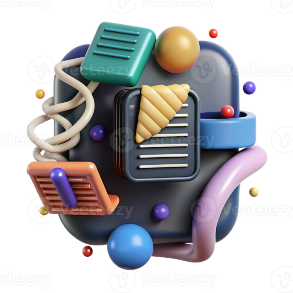magnificent rustic Human Genome Data Storage Icon Isolated detailed png