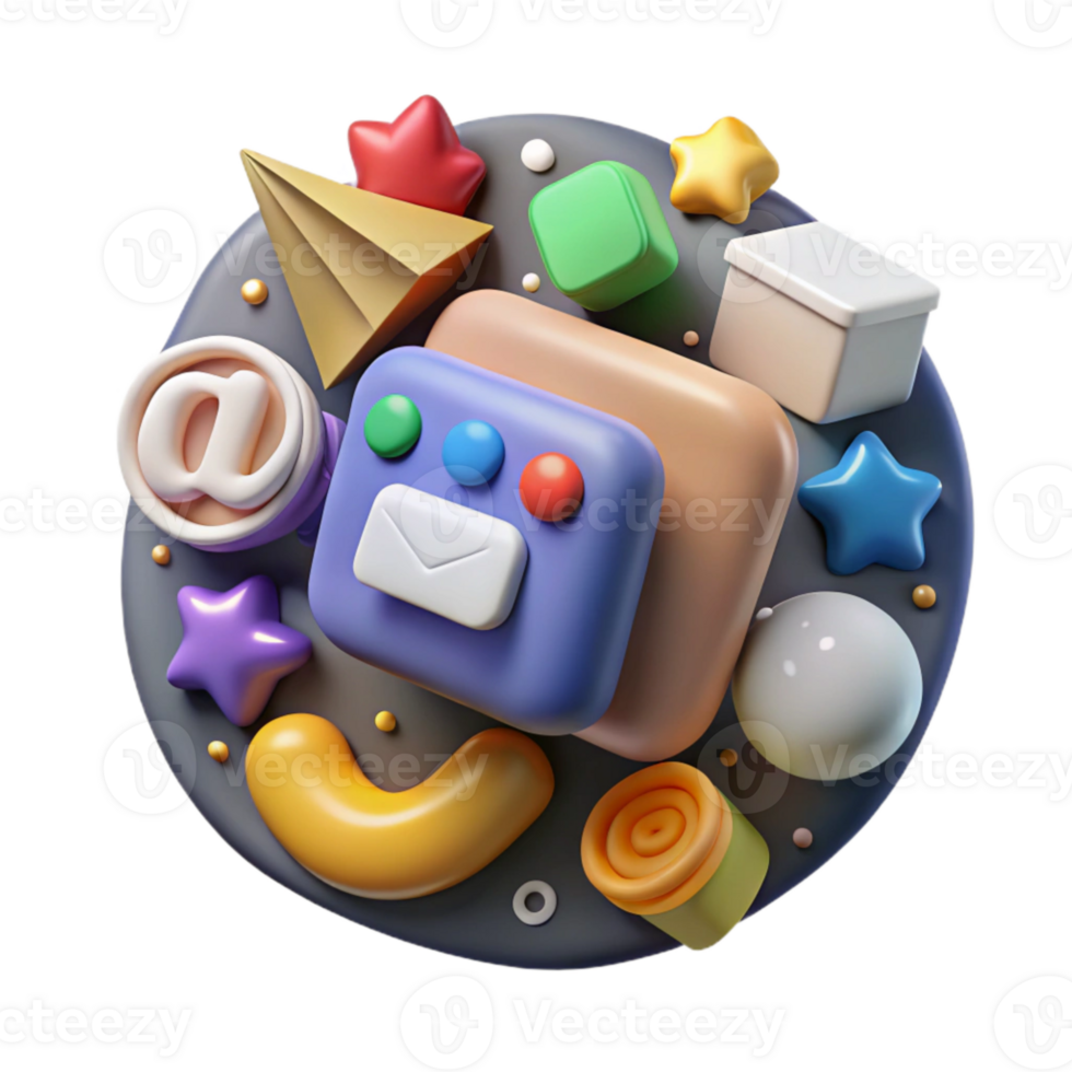 extraordinary abstract Social Media Political Discourse Icon Isolated authentic png