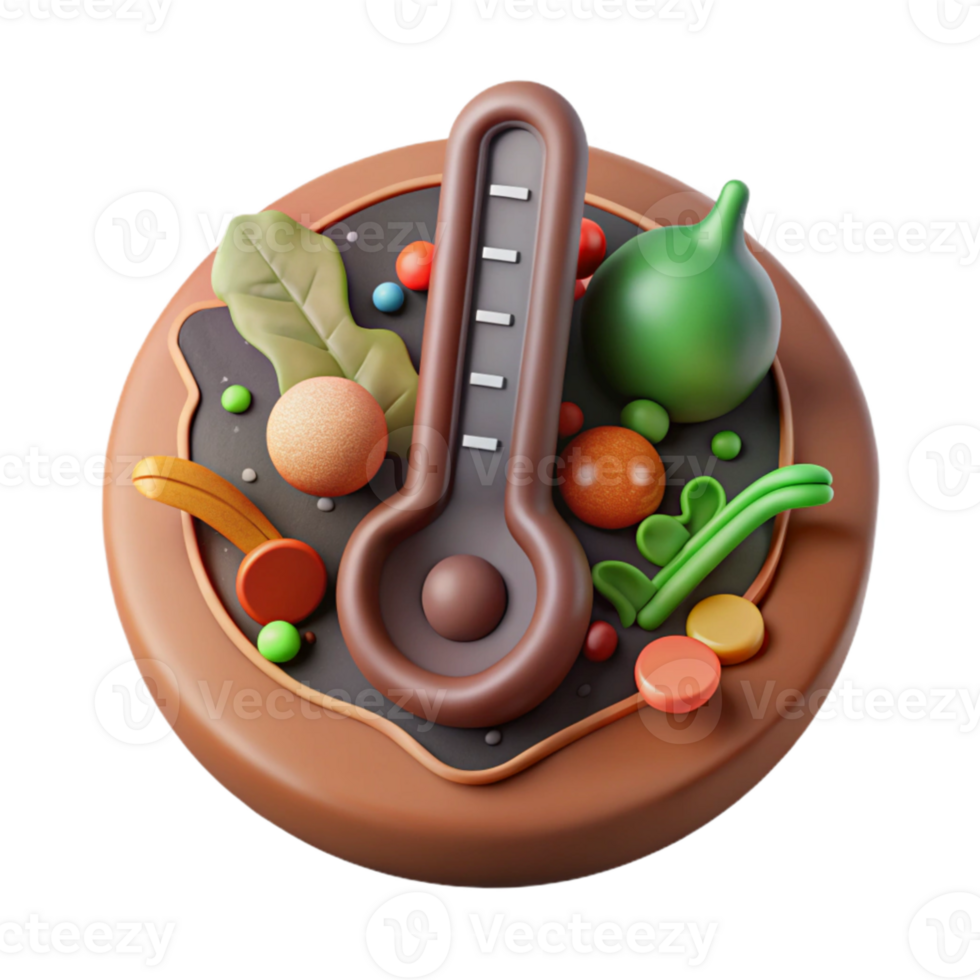 extraordinary rustic Compost Thermometer Close Up View Cutout authentic png
