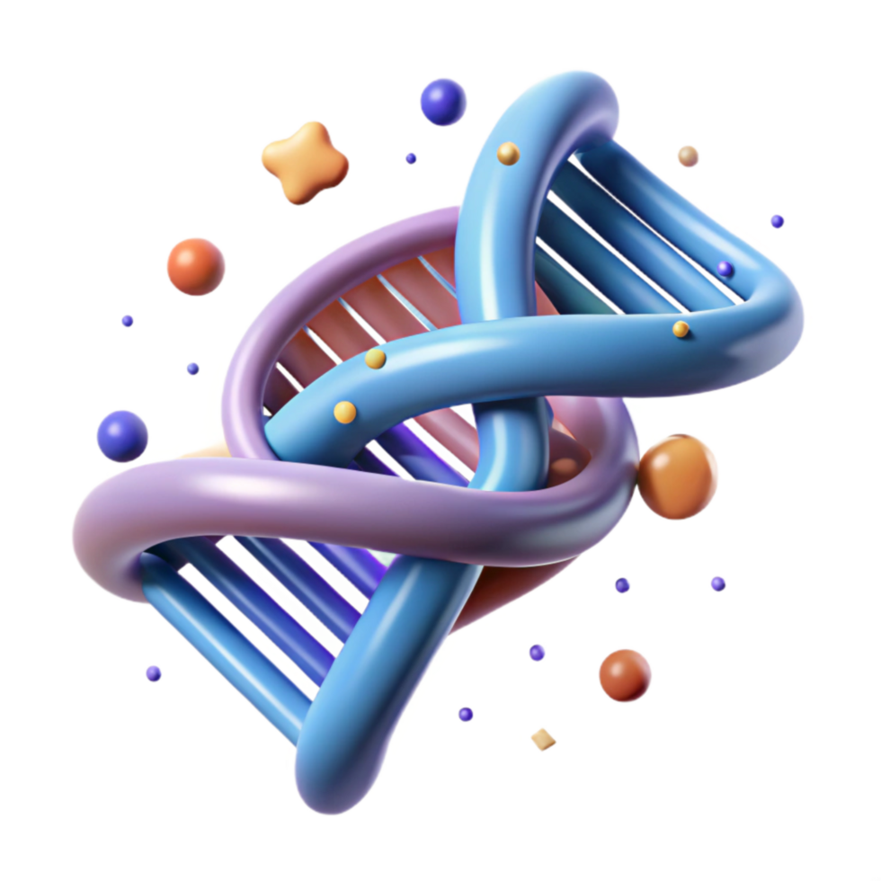 beautiful traditional Dna Strand Rotating Animation Cycle Isolated Element exclusive png