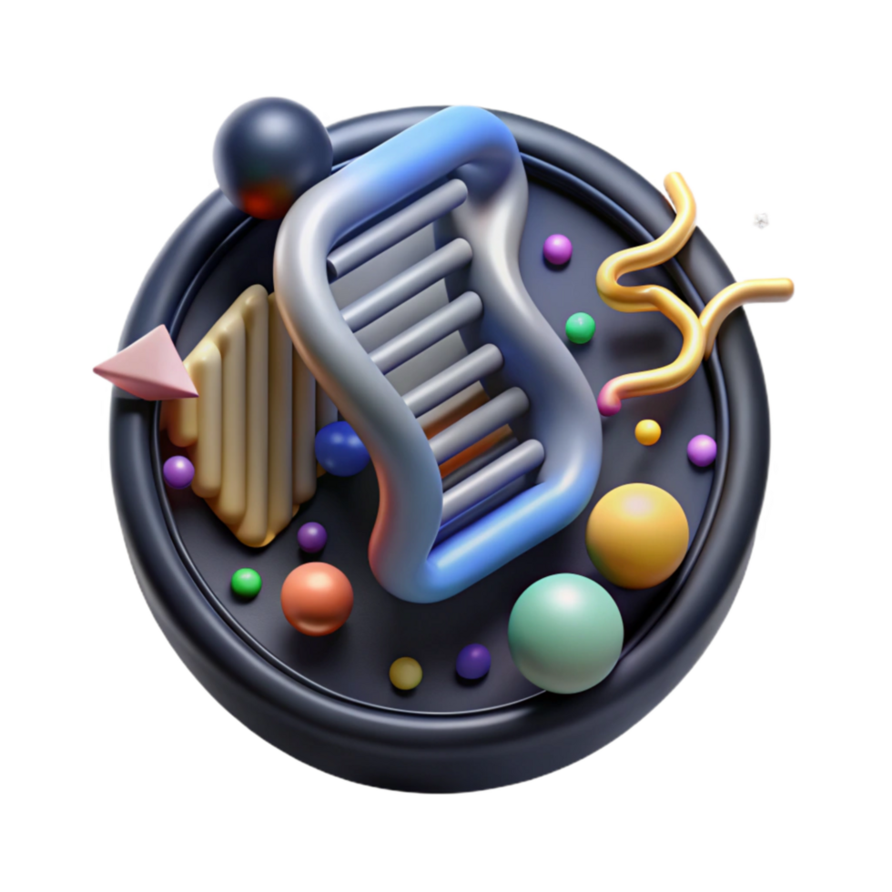 impressive modern Human Genome Variation Database Logo Style Isolated exclusive png